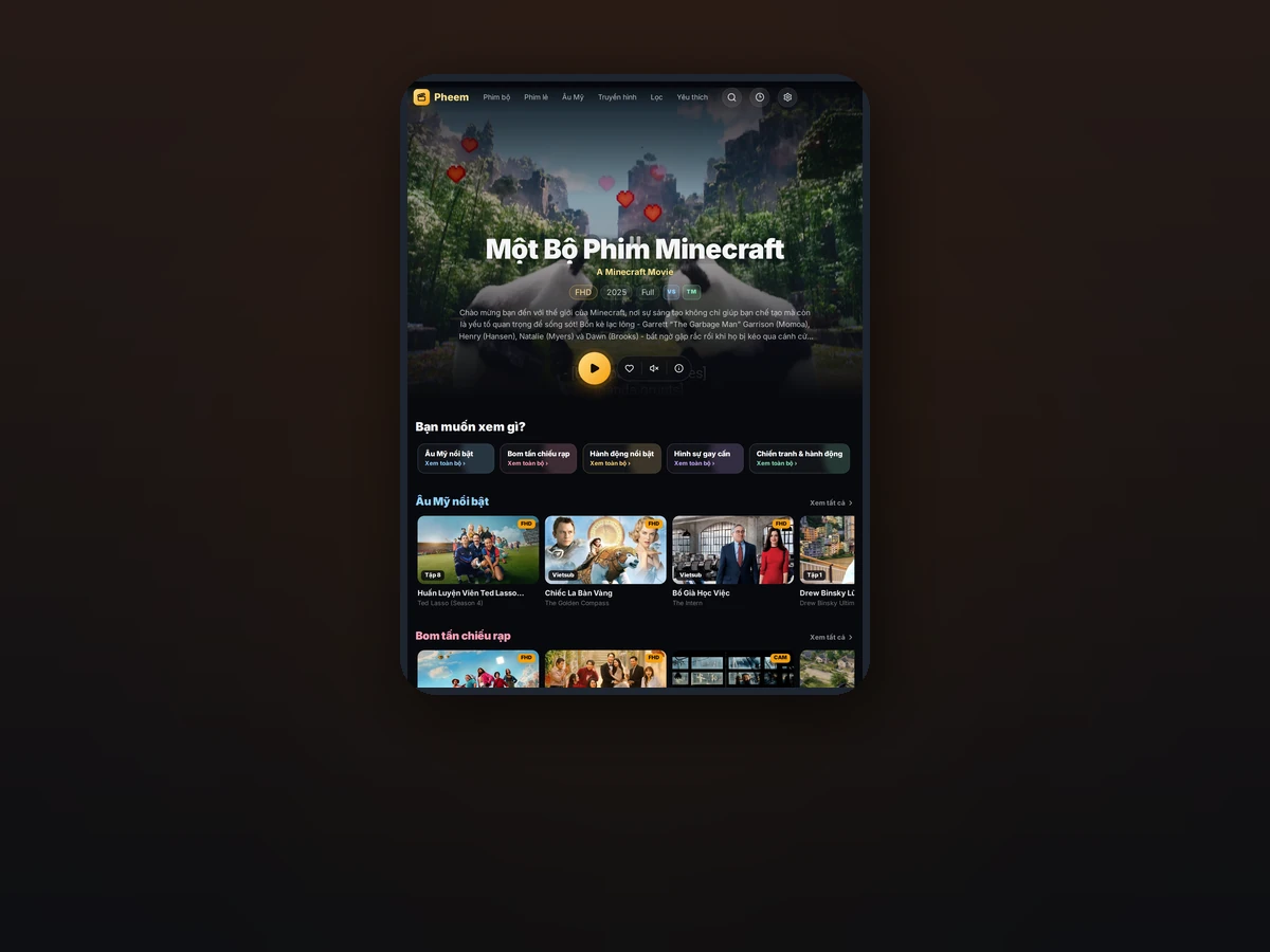 Pheem, the film browser