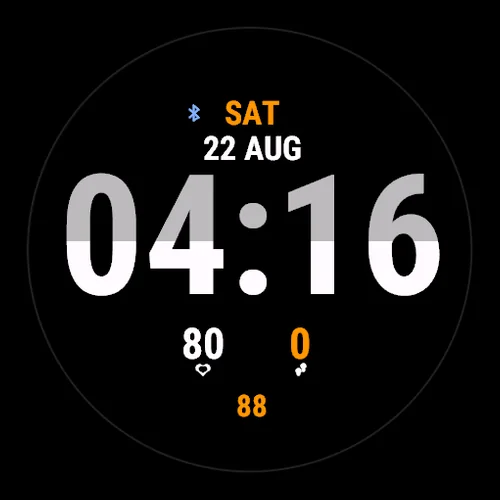Bold on a Garmin watch
