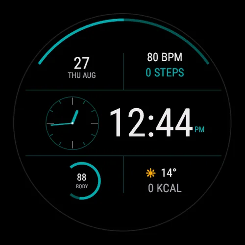 Mosaic on a Garmin watch