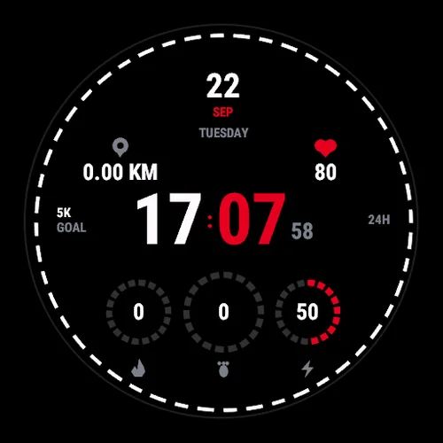 Pulse on a Garmin watch