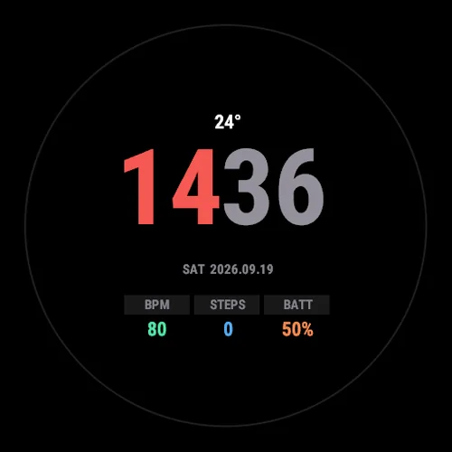 Strata on a Garmin watch