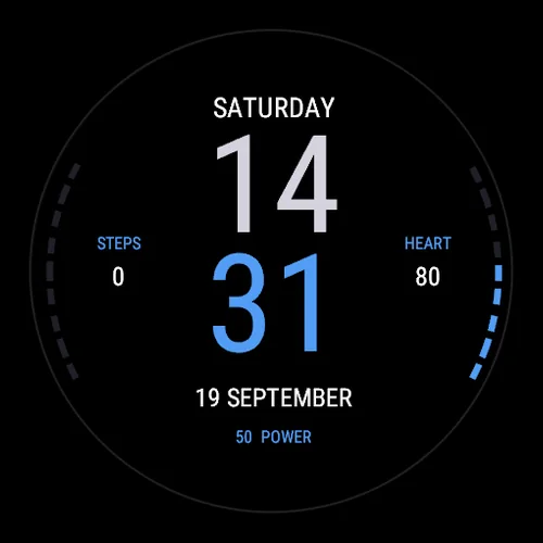 Tower on a Garmin watch